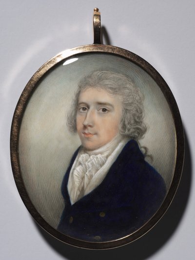 Retrato de um homem, c. 1795-1800. de N*** Freese
