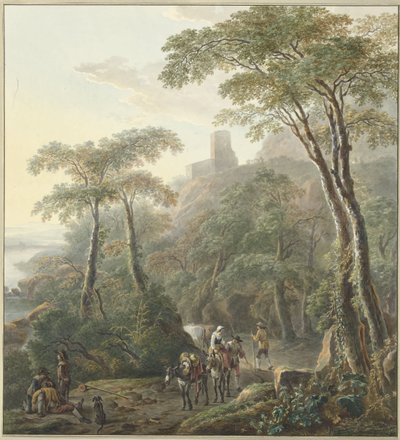Paisagem com pastores e ordenhadores de N. Lamme