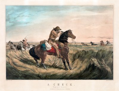 Old West Sharpshooter por Currier & Ives de Currier and Ives