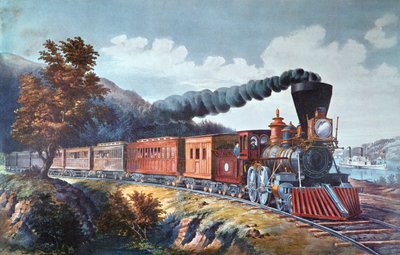 Trem American Express de Currier and Ives