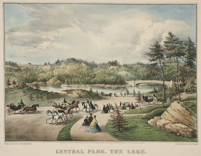 Central Park - O Lago de Currier and Ives