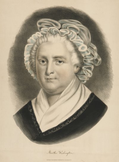 Martha Washington (litografia a cores) de Currier and Ives