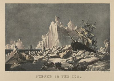 Mergulhado no gelo de Currier and Ives