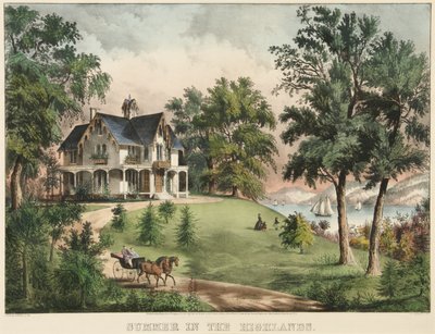 O Verão nas Terras Altas de Currier and Ives