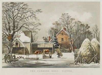 A Casa do Agricultor - Inverno de Currier and Ives
