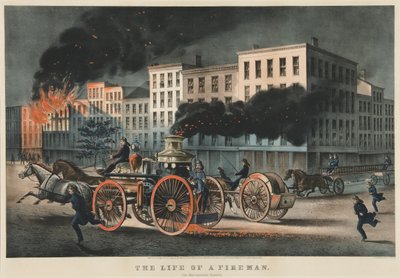 A Vida de um Bombeiro, O Sistema Metropolitano de Currier and Ives