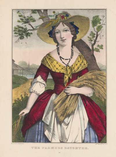 A filha do agricultor de Currier and Ives