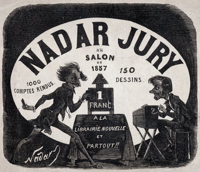 Álbum "Júri Nadar no salão de 1857". de Nadar