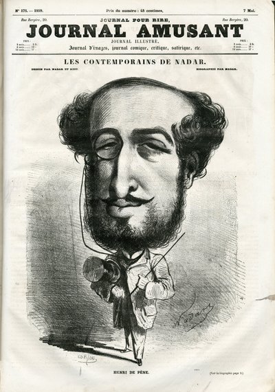 Capa do "The Fun Journal". de Nadar