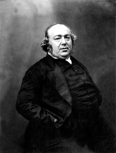 O crítico francês Jules Janin, fotografado por Nadar, c.1855 de Nadar