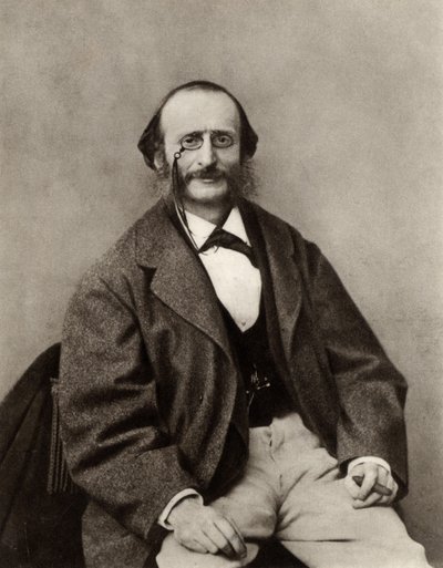 Jacques Offenbach (1819-1880) (foto a p/b) de Nadar