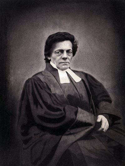 Retrato de Alphonse Monod, pastor de origem suíça (1802-1856) de Nadar