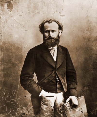 Retrato de Edouard Manet, pintor 1832-1883 (foto) de Nadar