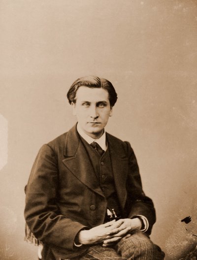 Retrato de François Coppee, poeta 1842-1908 (foto) de Nadar