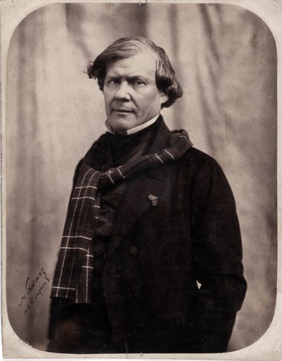 Retrato de Paul Lacroix dit P.L. Jacob bibliófilo (1806-1884) de Nadar