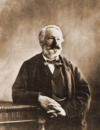 Retrato de Victor Hugo, poeta e escritor 1802-1855 (foto) de Nadar
