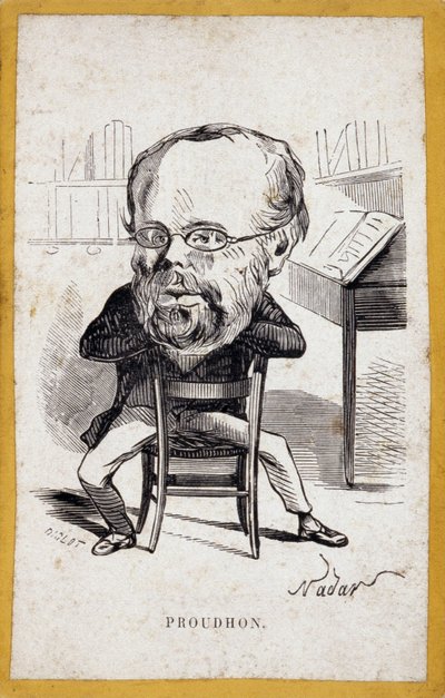 Retratos (taxa de retratos) por Pierre-Joseph Proudhon (Pierre Joseph Proudhon de Nadar