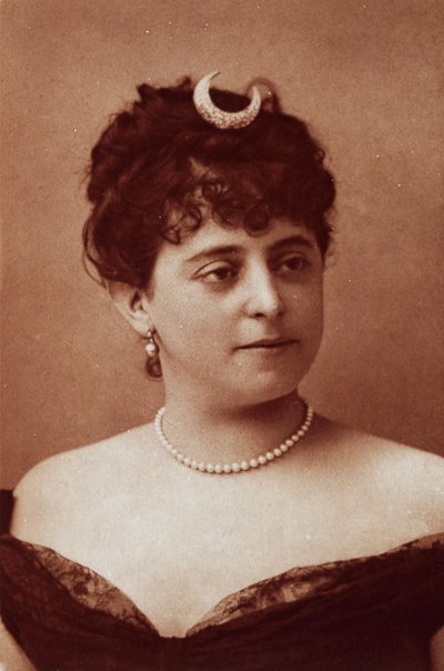 Sibyl Sanderson (1865-1903), soprano americano, fotografia de Felix Nadar (1820-1910) de Nadar