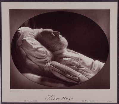 Victor Hugo no seu leito de morte, 22 de Maio de Nadar