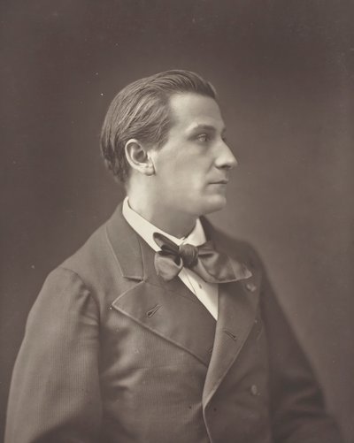 François Coppée Poeta e romancista francês, 1842-1908, c. 1876. de Nadar