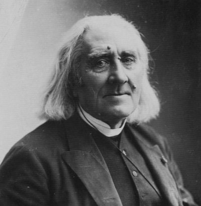 Franz Liszt, compositor e pianista húngaro, 1886 de Nadar