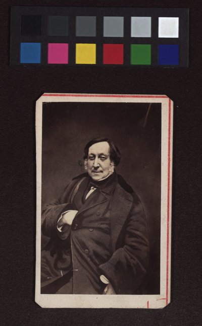 Gioachino Antonio Rossini (1792-1868), compositor de Nadar
