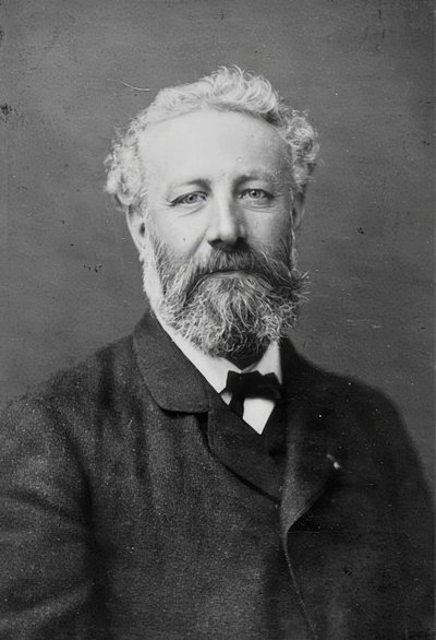 Jules Verne (1828-1905). Escritor francês. Por volta de 1880 de Nadar