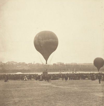 Le Geant, Champ de Mars, 18 de outubro de 1863, provavelmente impresso em 188089. de Nadar