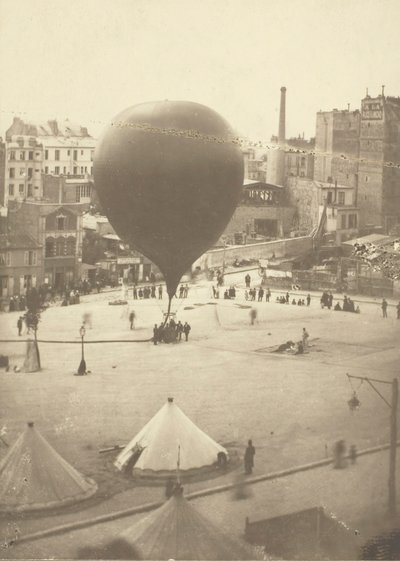 O Netuno, Place Saint-Pierre em Montmartre, 23 de setembro de 1870. de Nadar