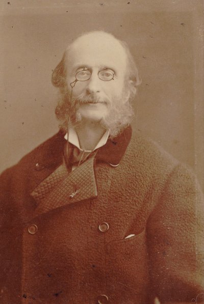 Retrato de Jacques Offenbach 1819-1880, 1870. de Nadar