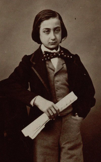 Retrato do violinista e compositor Henri Ketten 1848-1883. de Nadar