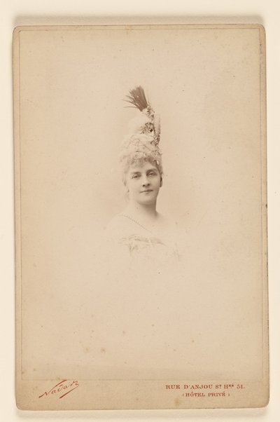 [Condessa Hélène de Pourtalès] de Nadar [Gaspard Félix Tournachon]