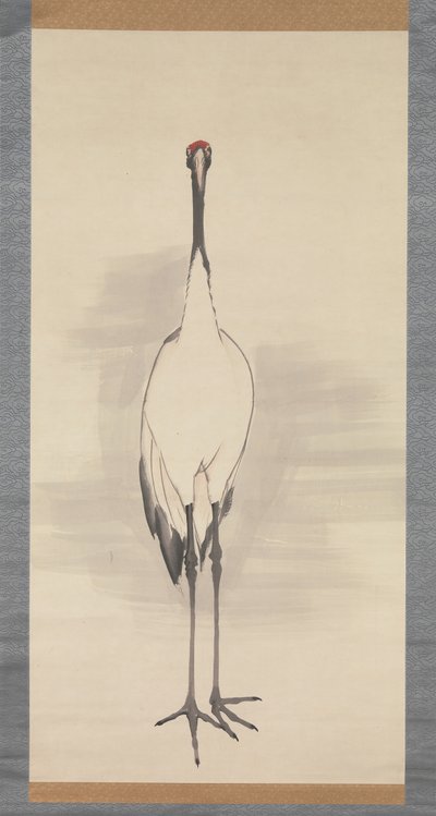 Guindastes, década de 1780. de Nagasawa Rosetsu