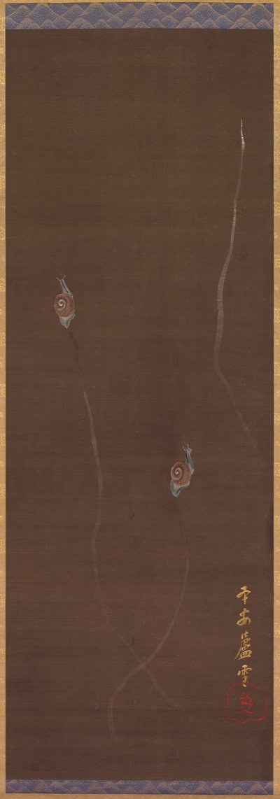 Caramujos de Nagasawa Rosetsu