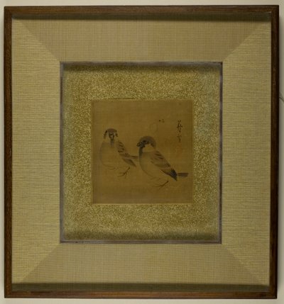 Dois pardais de Nagasawa Rosetsu