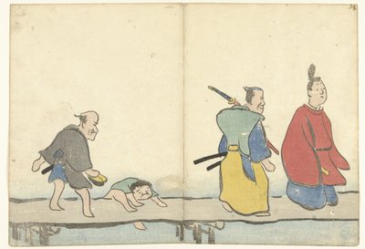 Nobres numa ponte
Imprimir álbum de Korin (título da série)
Korin gafu (título da série) de Nakamura Hochu