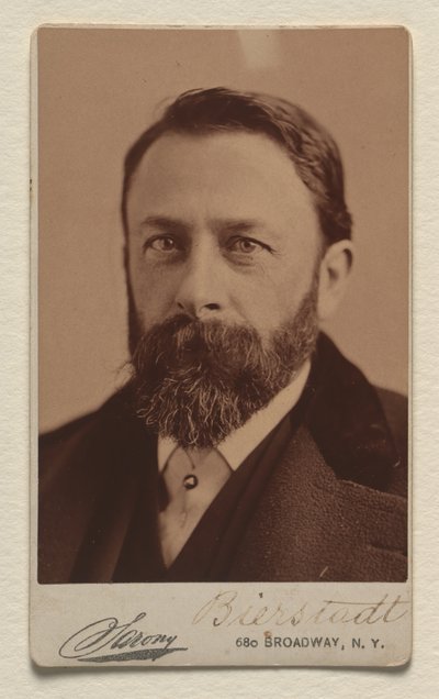 Albert Bierstadt de Napoleon Sarony