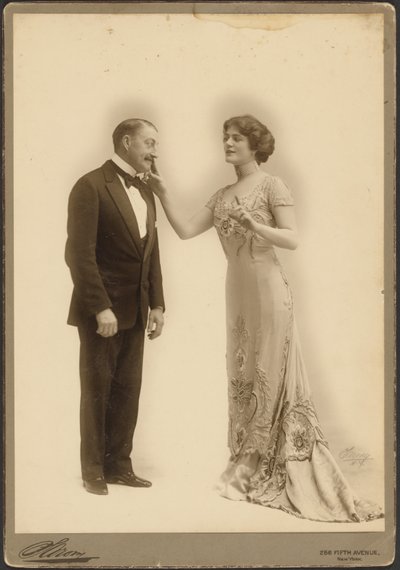 [John Drew, Jr. e mulher] de Napoleon Sarony