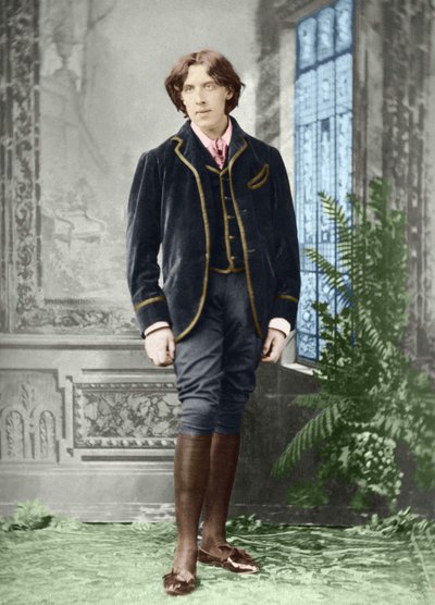 Oscar Wilde (1854 - 1900) cerca de 1882 (foto) de Napoleon Sarony