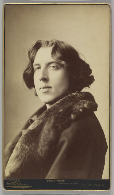 Oscar Wilde, c.1822 (foto sépia) de Napoleon Sarony
