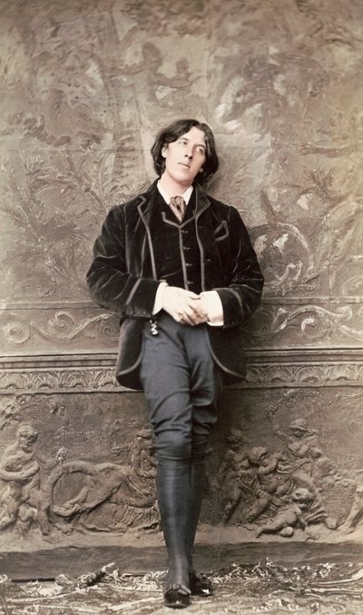 Oscar Wilde, início da década de 1880 (foto) de Napoleon Sarony