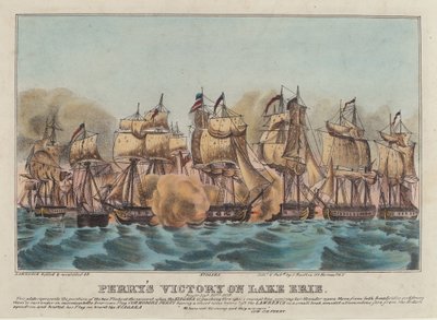 Vitória de Perry no Lago Erie de Napoleon Sarony