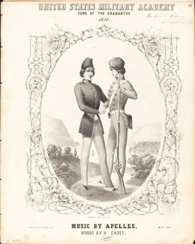 Academia Militar dos Estados Unidos, Canção dos Graduados de Napoleon Sarony, after James McNeill Whistler
