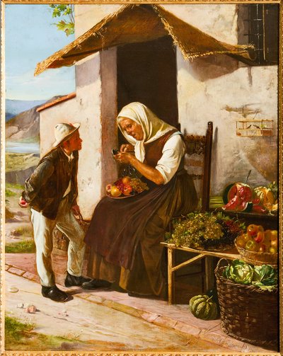 No Verdureiro (óleo) de Narciso Malatesta