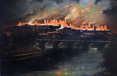 Rebentamento na Cidade de Carcassonne de Narcisse Salières
