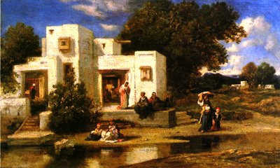 Uma casa turca de Narcisse Virgile Diaz de la Peña