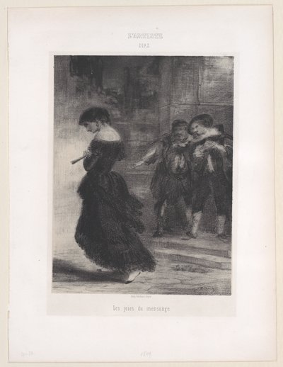 As alegrias de mentir, 1830-76., 1830-76. de Narcisse Virgile Diaz de la Peña