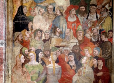 Os Eleitos (da Divina Comédia de Dante) - Fresco de Nardo di Cione Orcagna