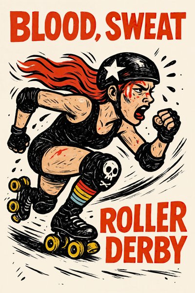 Blood Sweat Roller Derby de Natalie Bruns