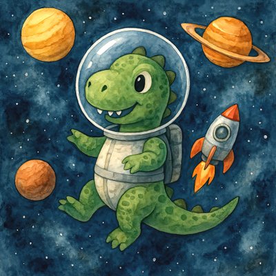 Aventura Espacial dos Dinossauros de Natalie Bruns